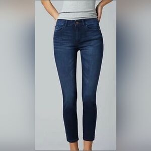 NWT DL1961 Florence Cropped Mid-Rise skinny Jean 24